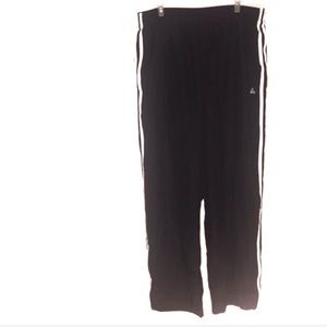 Adidas black and white sweat / track pants L